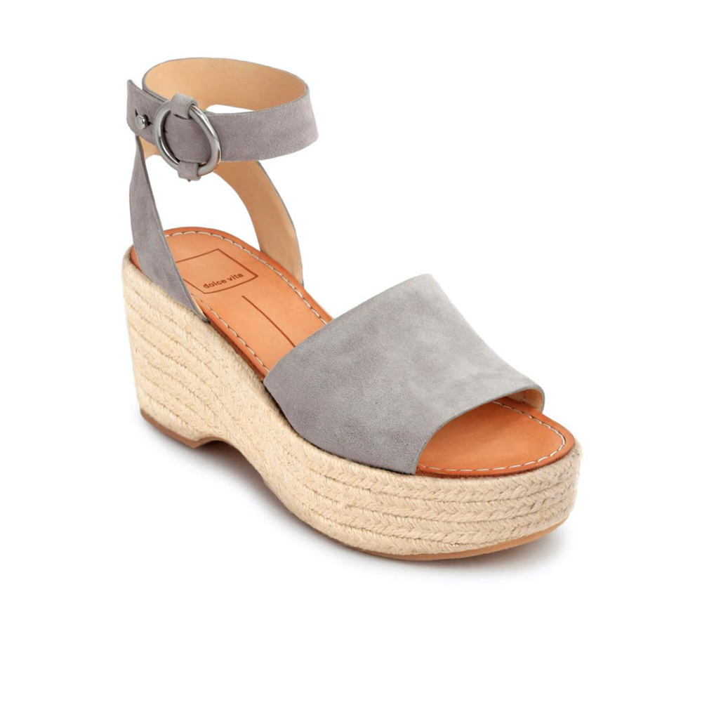 DOLCE VITA Suede Platform Sandals - Picture 2 of 8